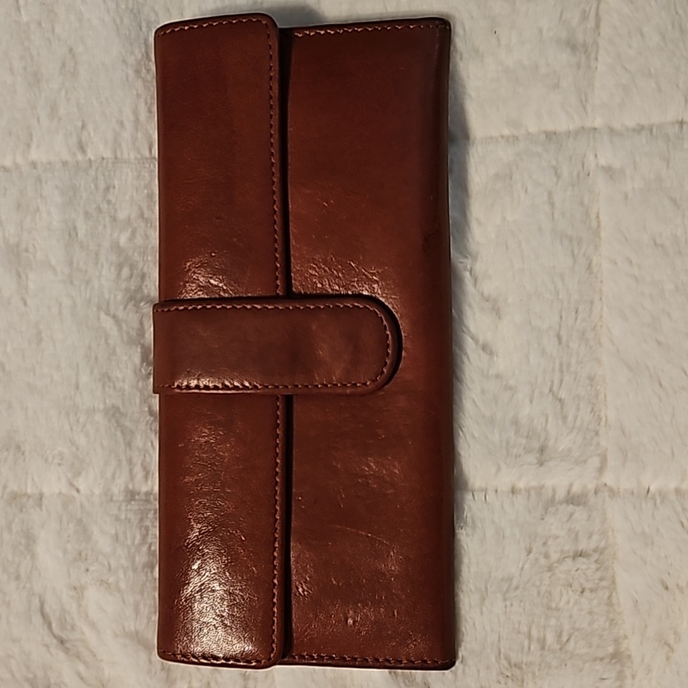 HOBO International Vintage "Cilo" Leather Credit Card Wallet